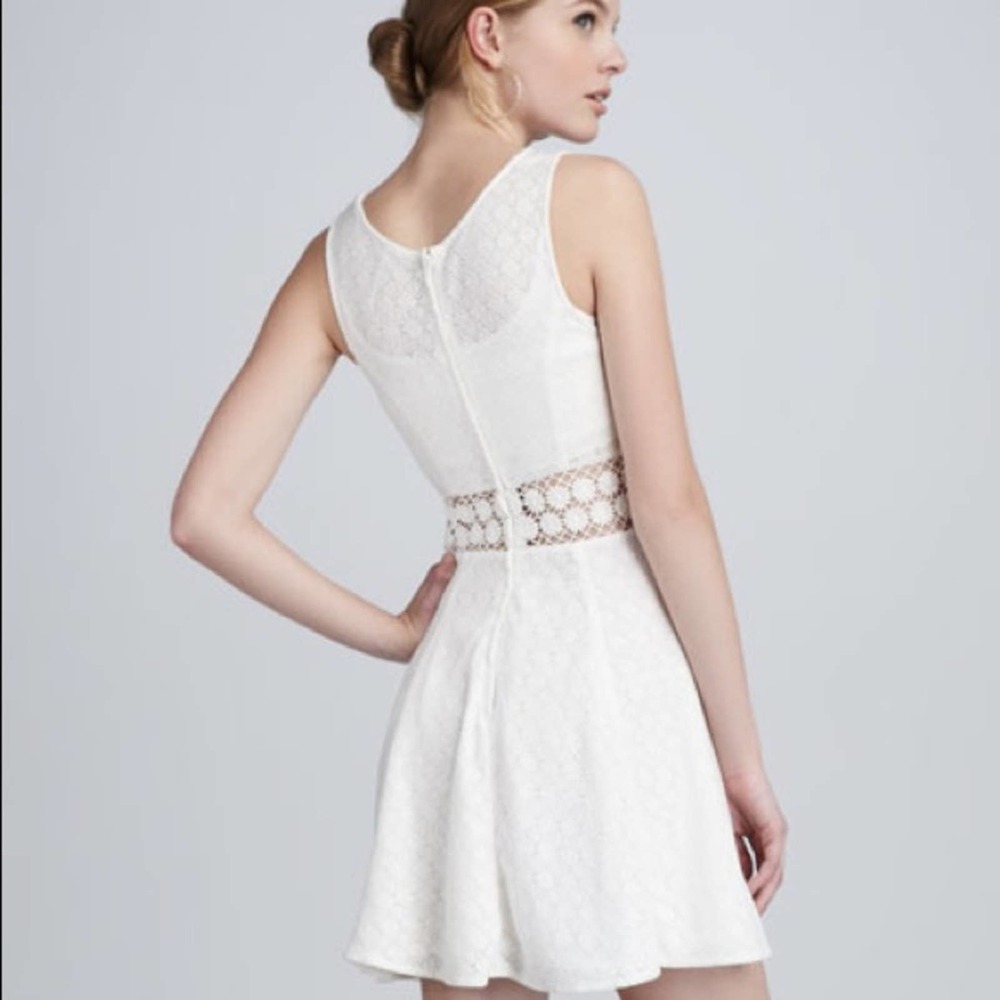 Free People Daisy Cut Out Embroidered Eyelet Dress